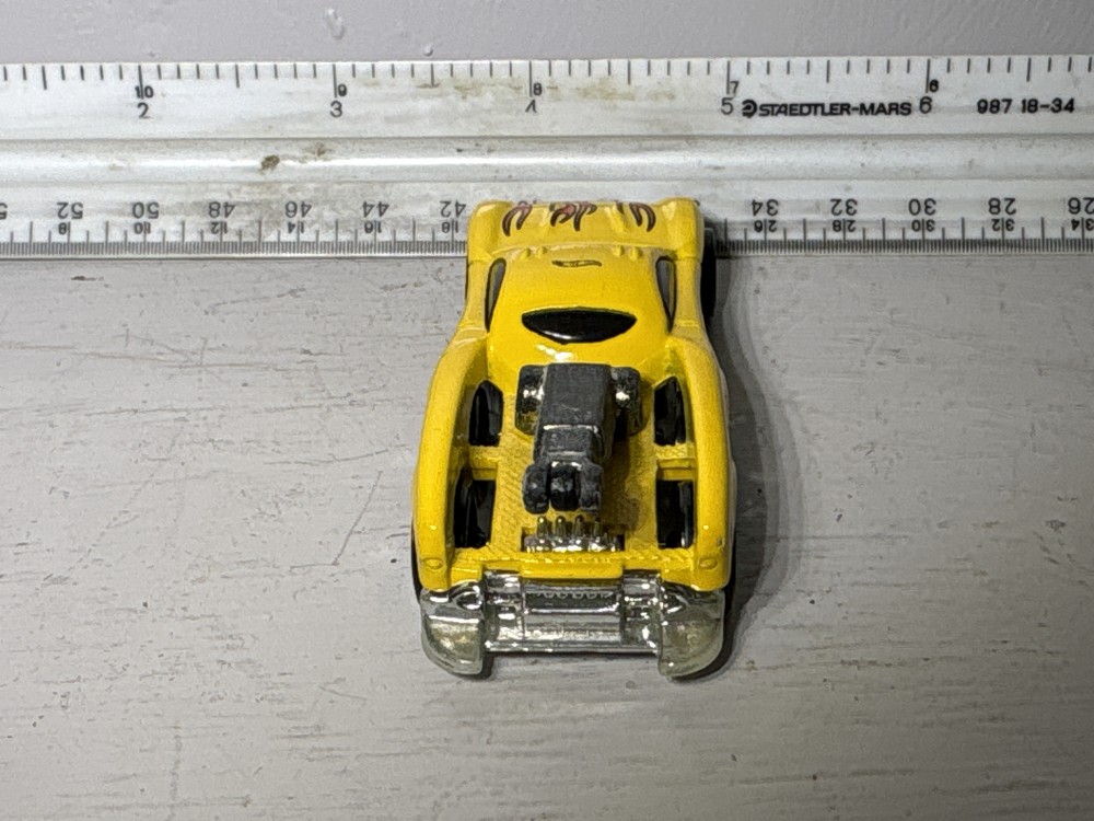 Hot Wheels Tow Jam Yellow 1997 Die Cast Car As-is