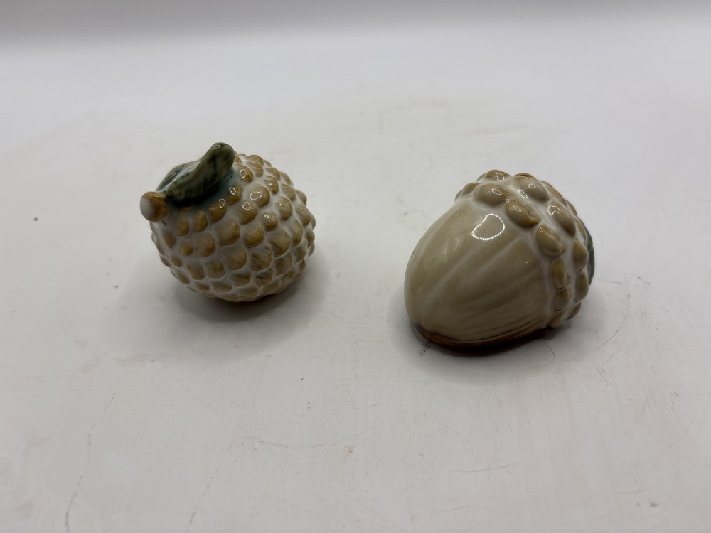 Acorn Salt and Pepper Shakers As-is