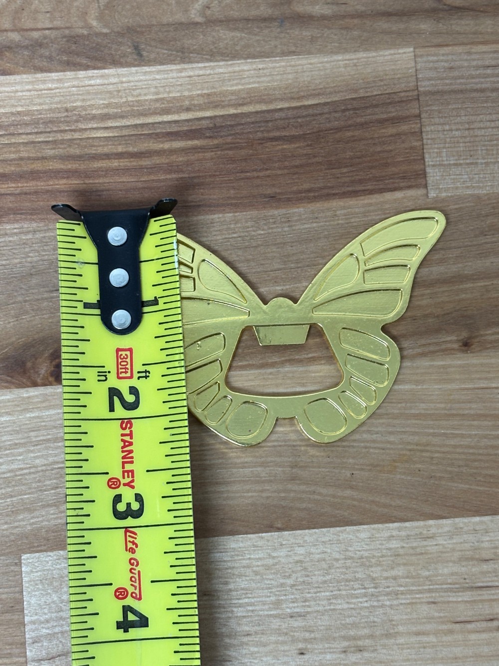 Gold Tone Butterfly Bottle Opener Decorative Barware