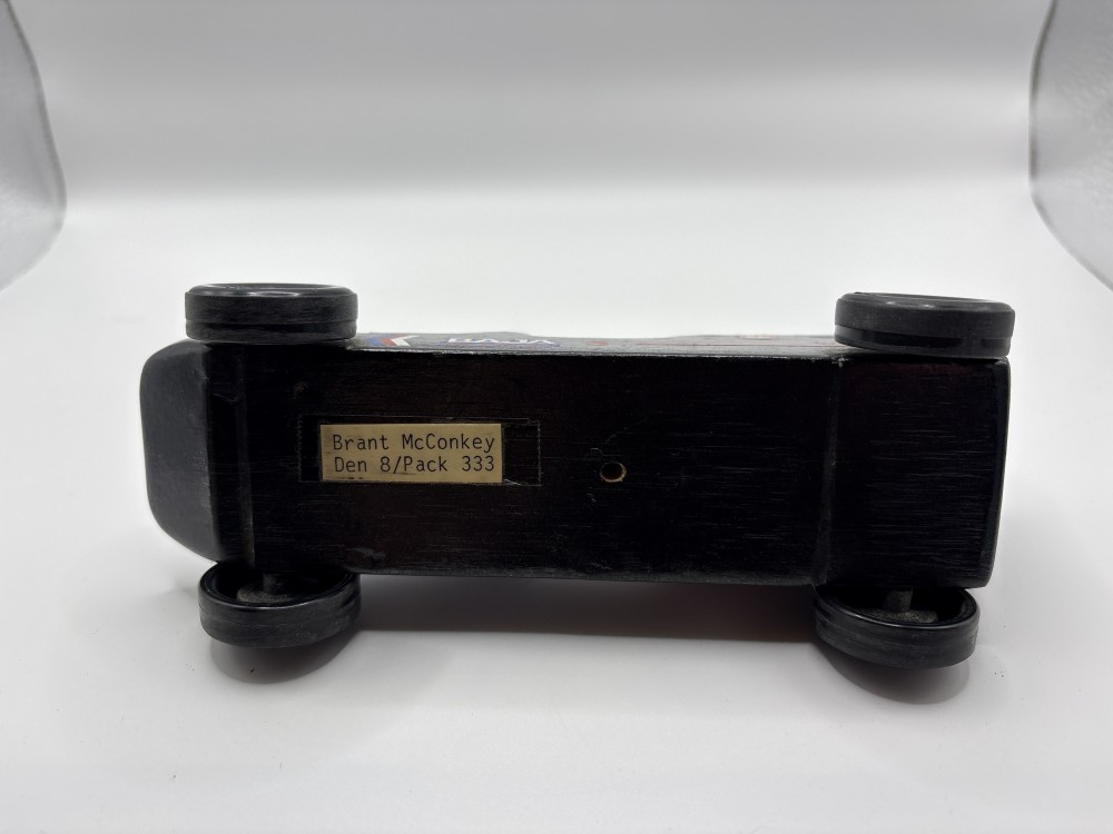 Boy Scouts Vintage Pinewood Derby Race Car Handmade 1970s