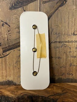 Casa De Leon Shield Buttons Gold Tone Metal