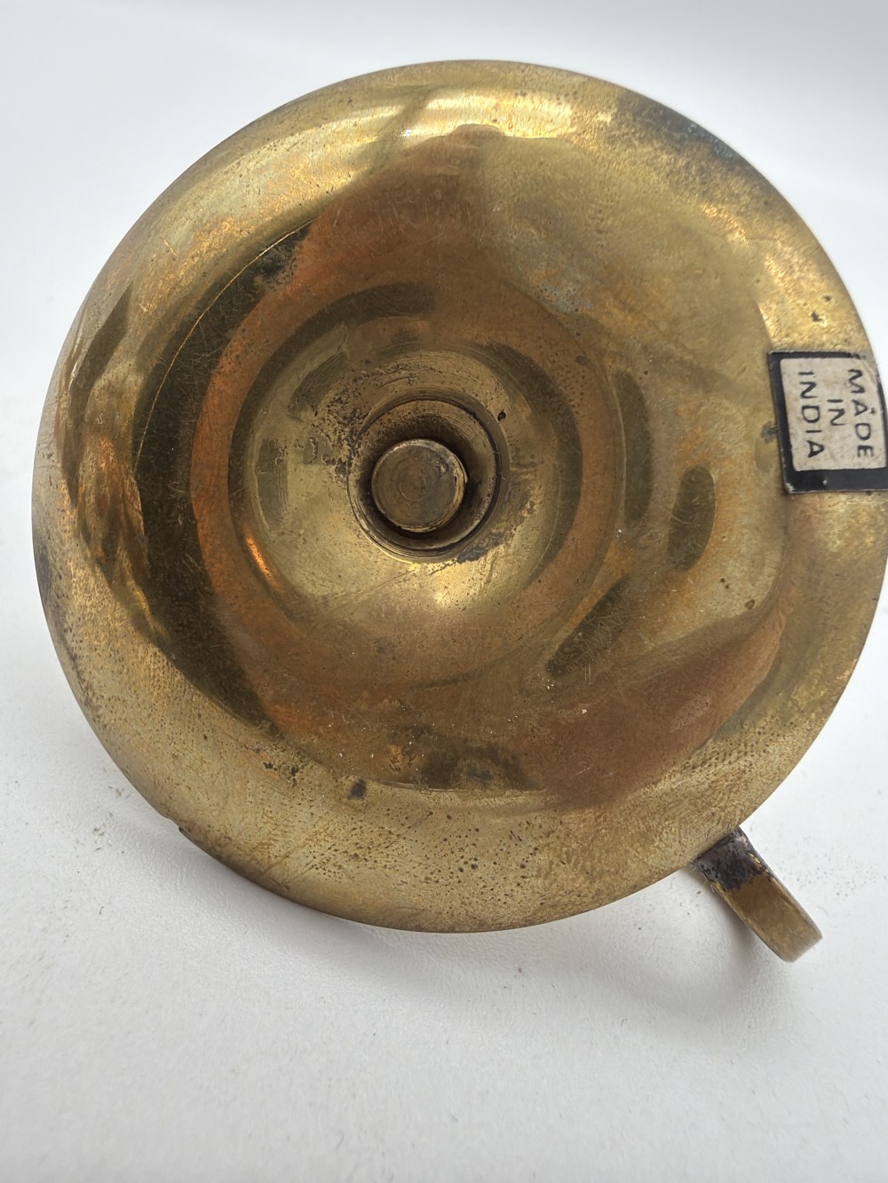 Vtg Brass Mini Chamberstick Candle Holder