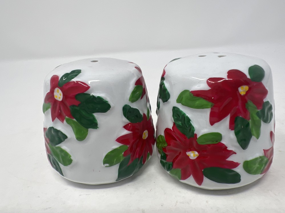 Christmas Holly Poinsettia S&P