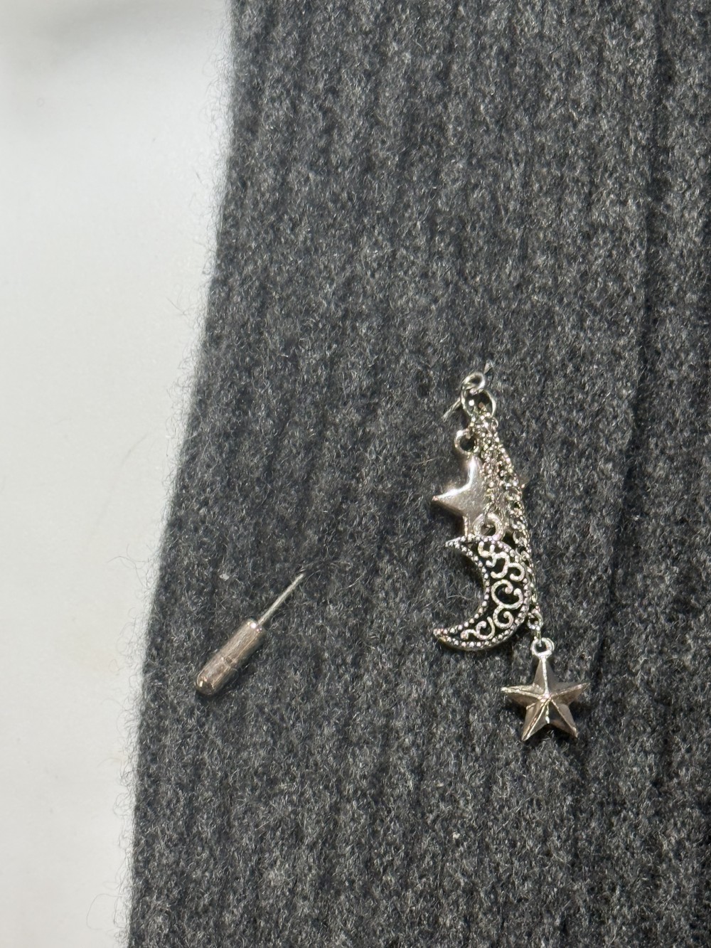 Hat Pin, Scarf Pin - Celestial Stars and Moon, Lapel Pin, Hat Pins, Scarf Pins
