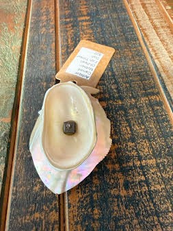 MOP Carved Fish Trinket Dish Vintage Dish