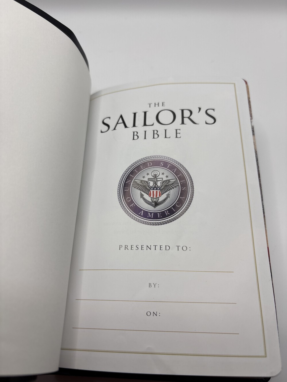 HCSB Sailors Bible Black Simulated Leather Pre-Owned
