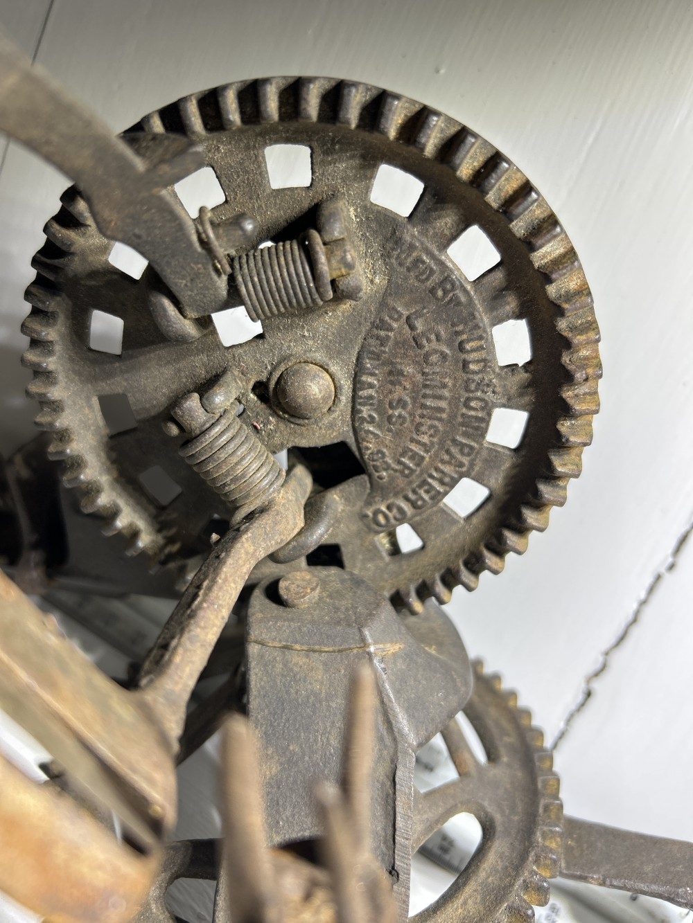 Antique Cast Iron Apple Peeler Pat. 1882