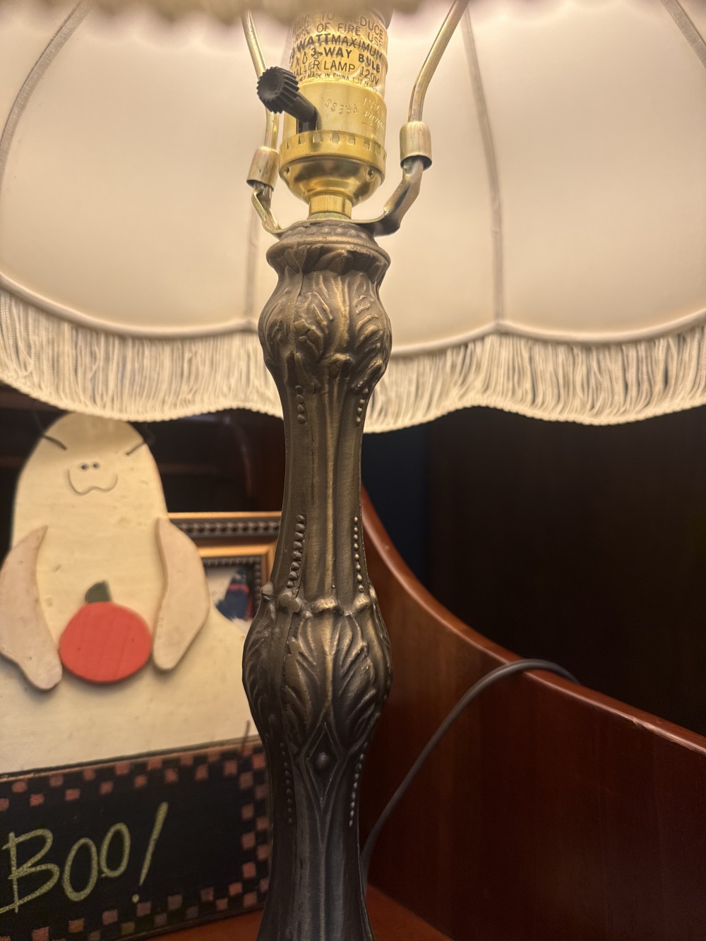 Vintage Lamp With Shade