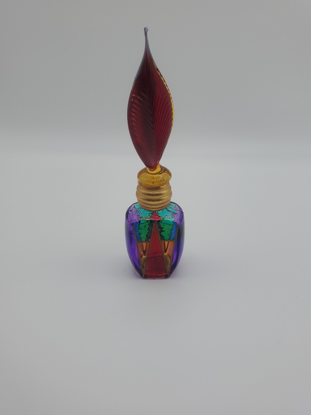 Murano Art Glass Mini Perfume Bottle