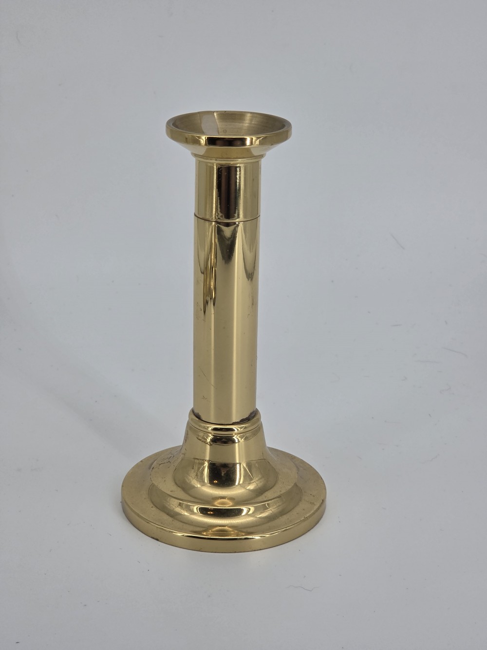 VTG Baldwin Solid Brass 6in Candlestick Holder