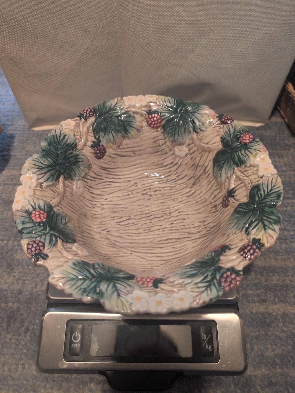 Vintage Fitz & Floyd 1999 Berry Bowl