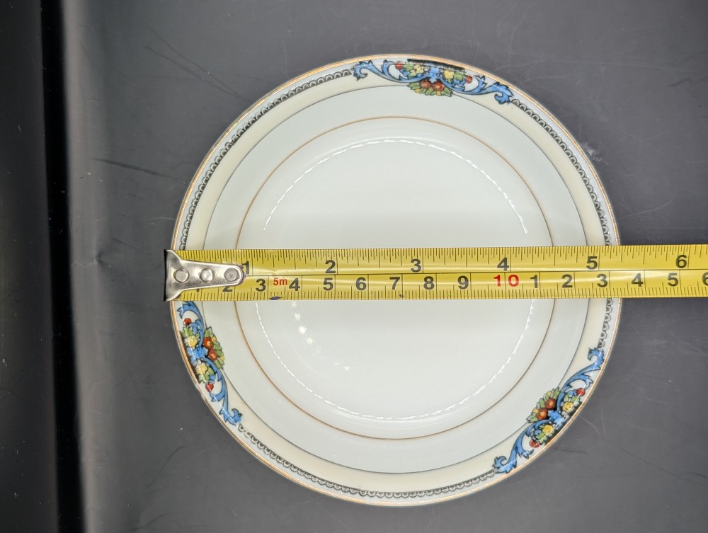 Vintage Noritake Glenora saucer+2 berry bowls as is