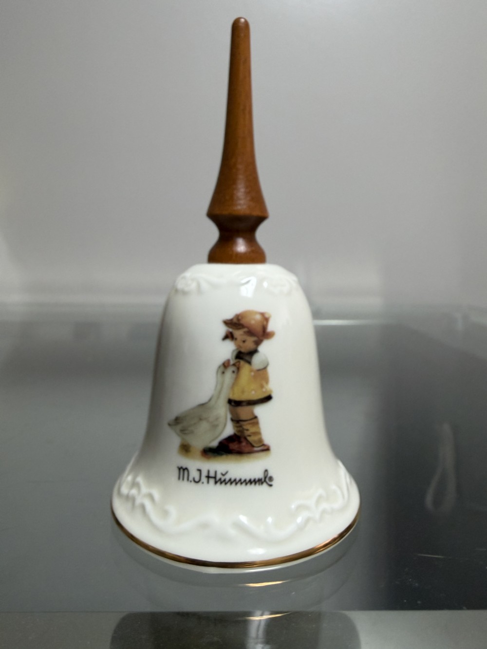 Goebel M. J. Hummer Porcelain Bell Goose Girl