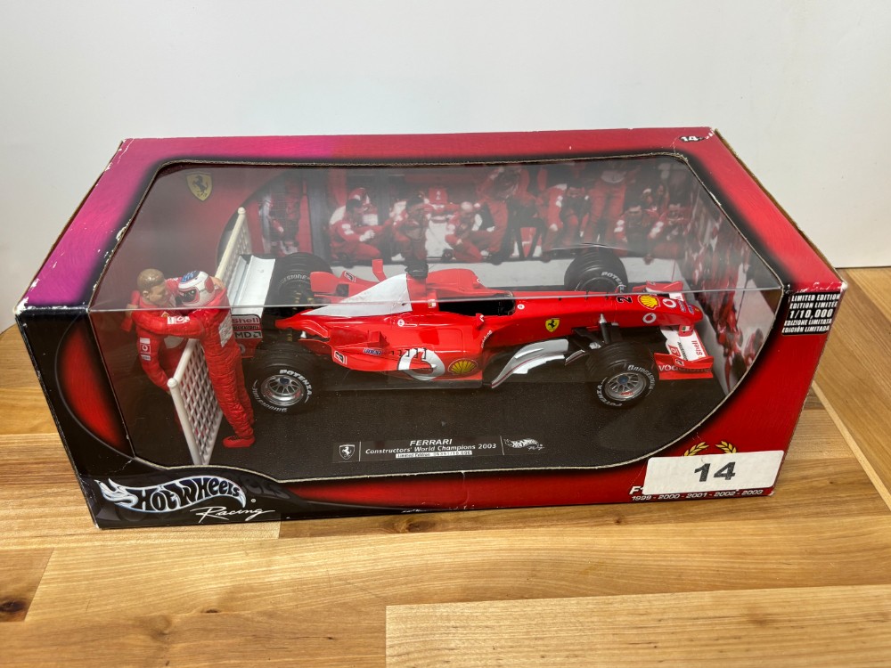 Hot Wheels Ferrari F2003-GA Constructors World Champions 2003 Limited Edition