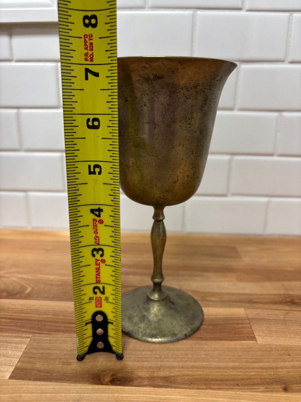 Goblet Leonard Silverplate Wine Water Chalice Vintage 7 in