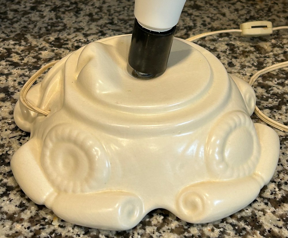 Vintage Extra Large Ceramic Christmas Tree | 24” White Glazed Atlantic Mold Style | Retro Tabletop #VintageChristmas #CeramicChristmasTree #MidCenturyChristmas #VintageHoliday #OriginalWiring