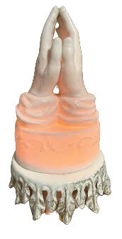 MCM Aladdin Praying Hands Nite Lite with New Cord