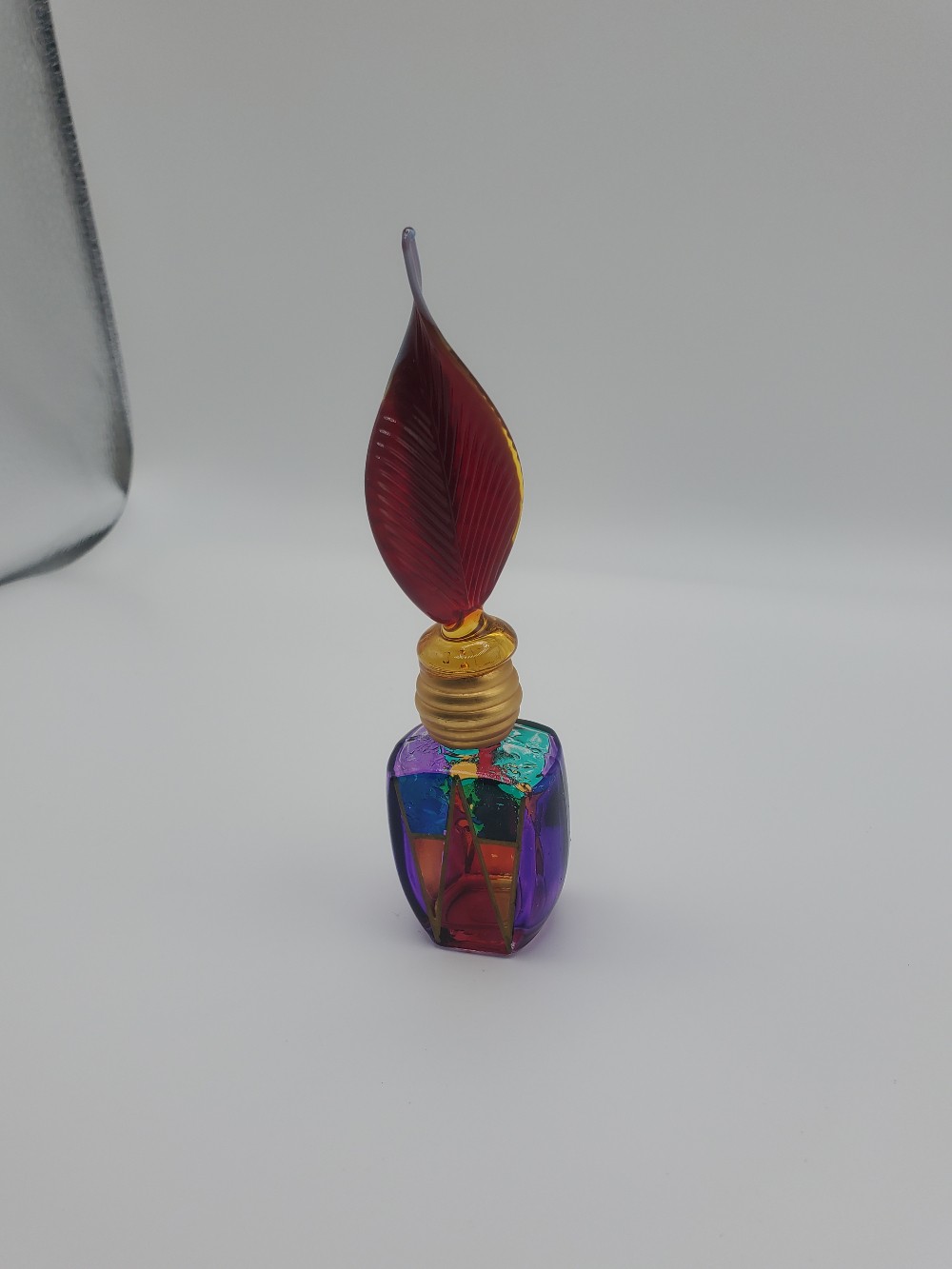 Murano Art Glass Mini Perfume Bottle