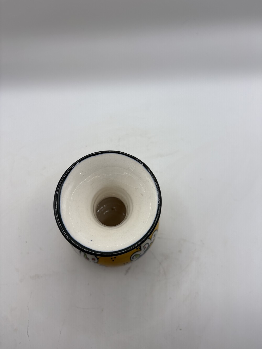 Nurum Handmade Ceramic Vase 4 inch tall from Turkey As-is