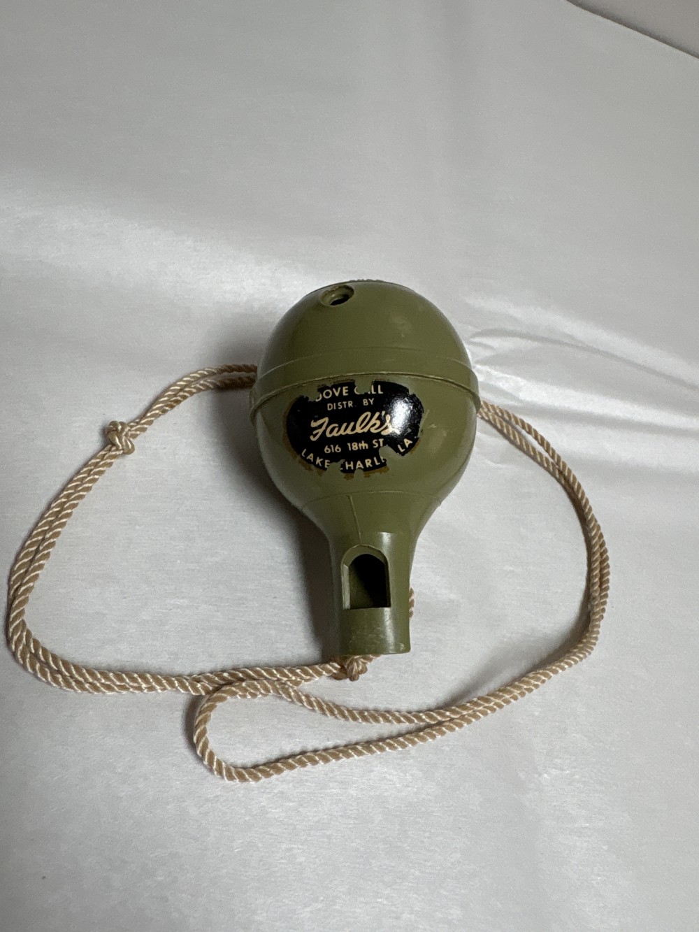 Dove Call Hinmans Faulhaber System Vintage Used As-is
