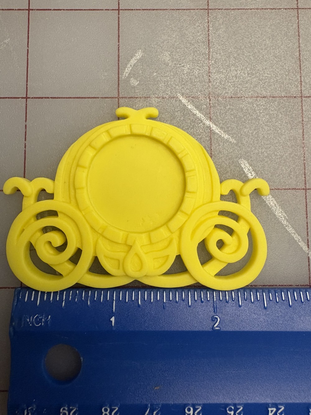 Flatback Resin Carriage Cameo