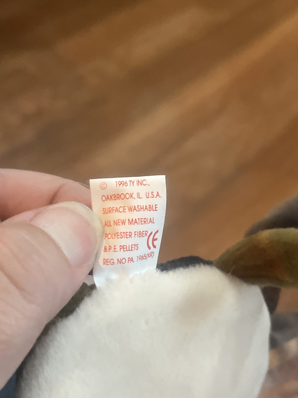 Claude Beanie Baby