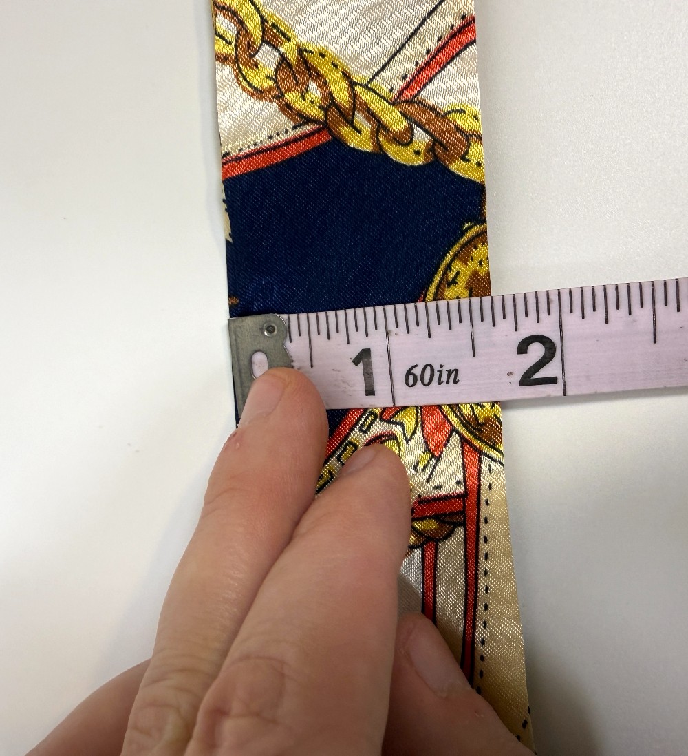 Silky Hair tie scarf belt