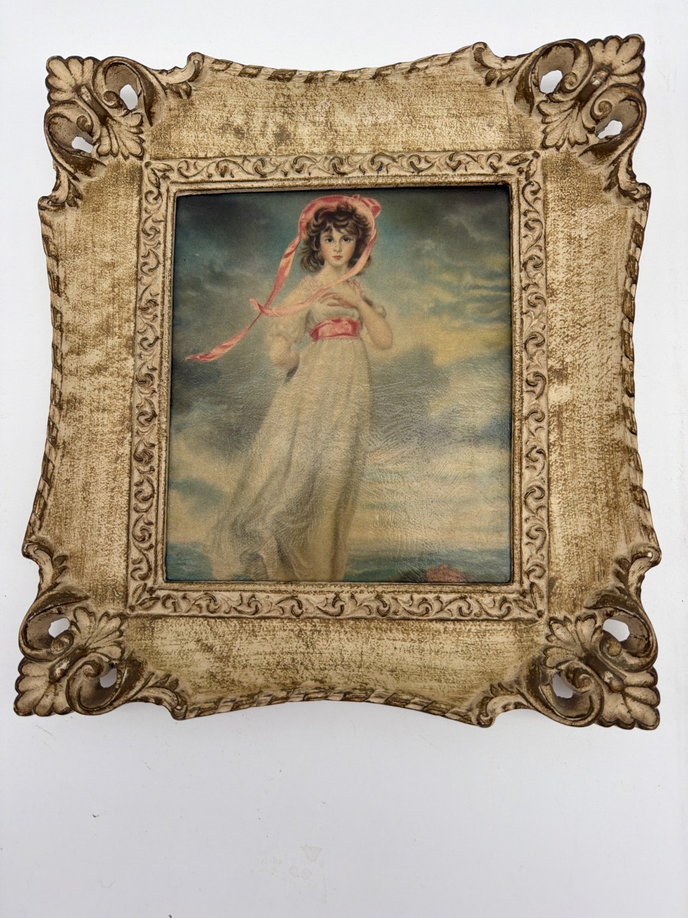 Vintage Pinkie & The Blue Boy Framed Print Pair