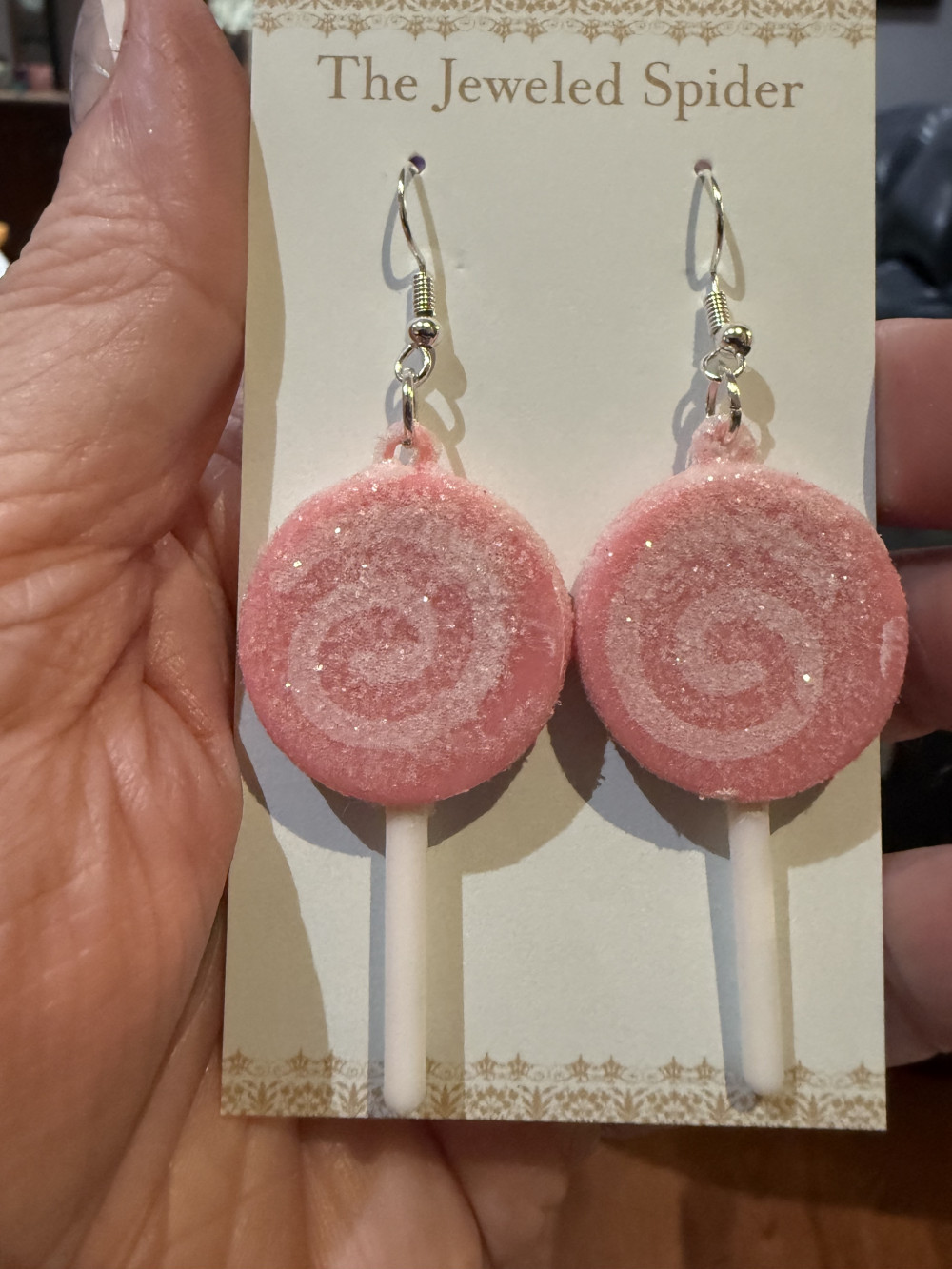 Earrings - Candy, Lolly Pops, Suckers, Pink