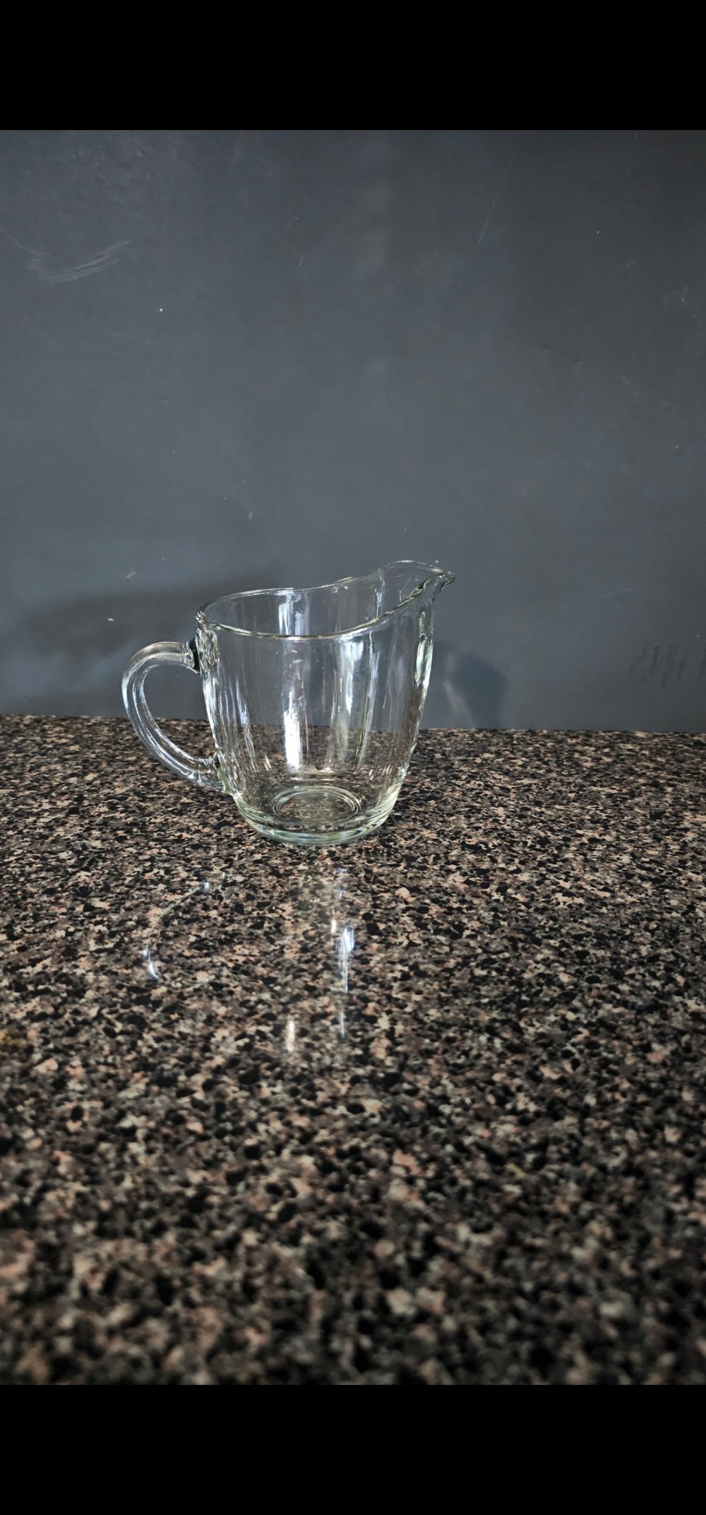 Vintage glass creamer