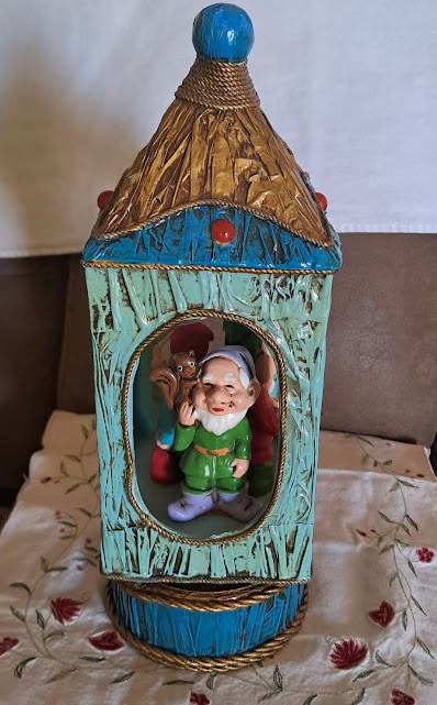 Japanese Musical Christmas Lantern (Paper Mache')