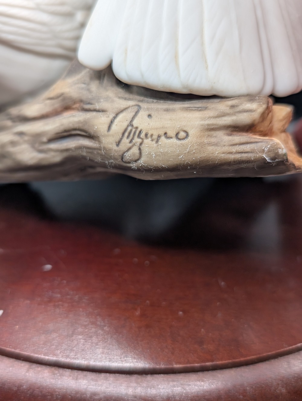 Homco porcelain dove couple figurine