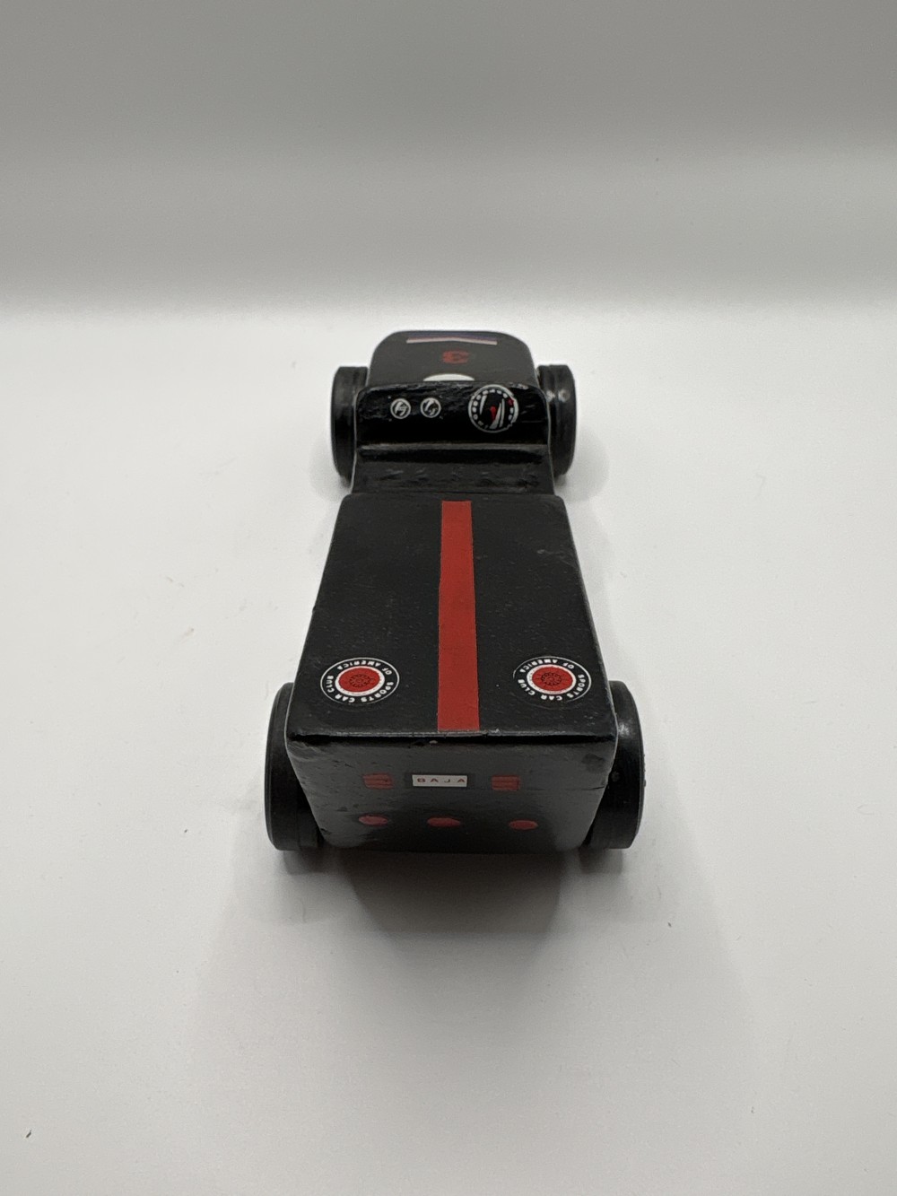 Boy Scouts Vintage Pinewood Derby Race Car Handmade 1970s