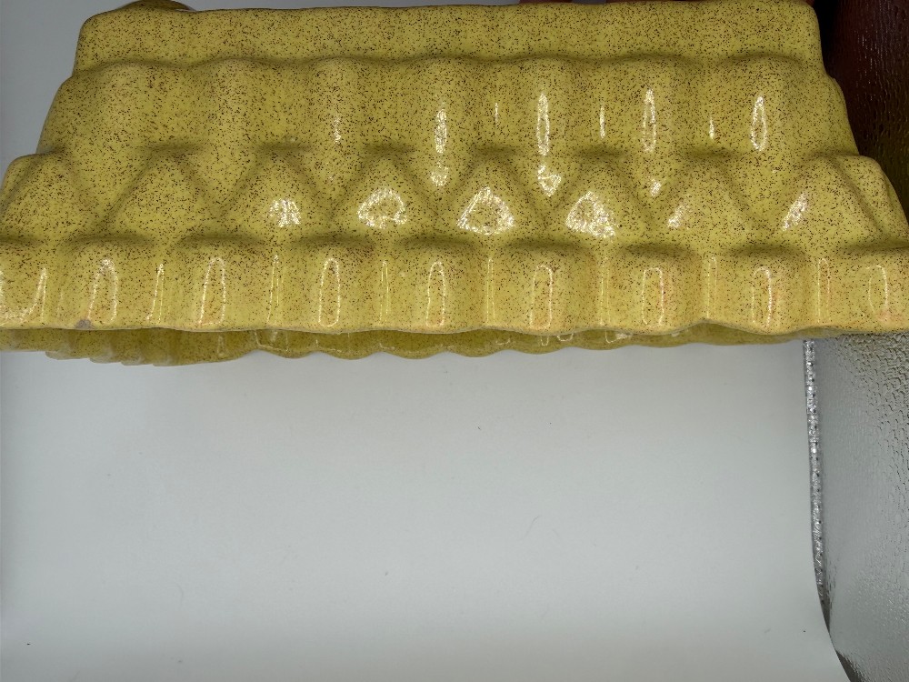 UPCO USA Mid Century Yellow Pottery Dish AS IS