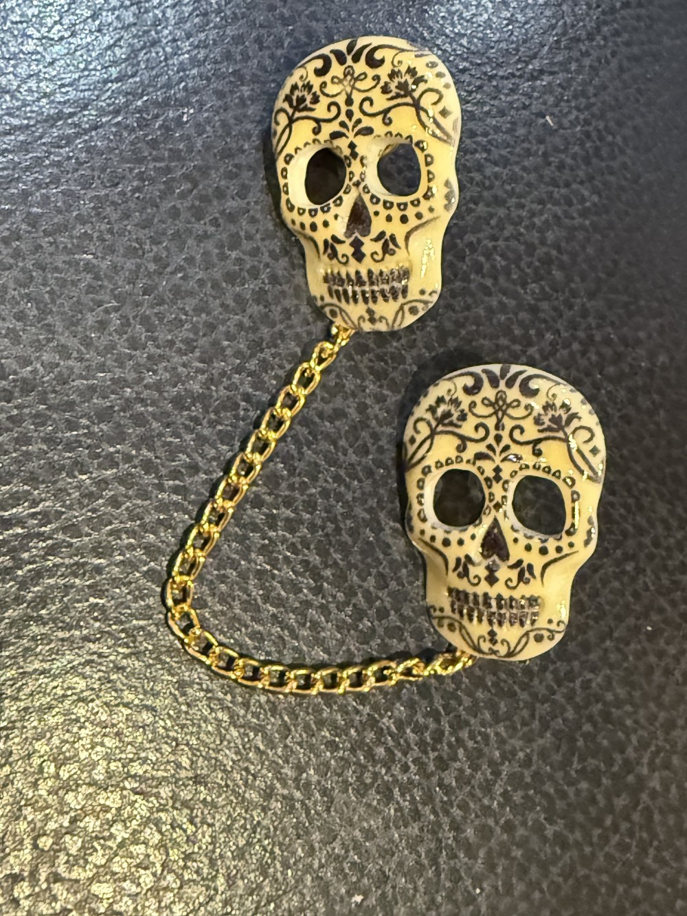 Sweater Pins - Sugar Skulls, Dress Pins, Cloak Pins