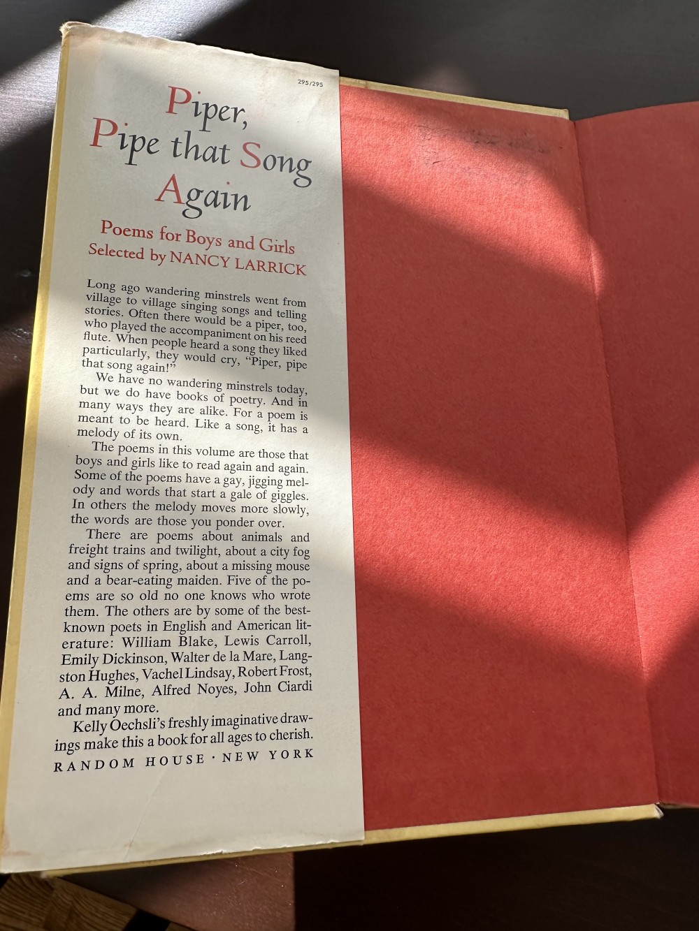 Children’s book- Piper, Pipe That Song Again, 1965