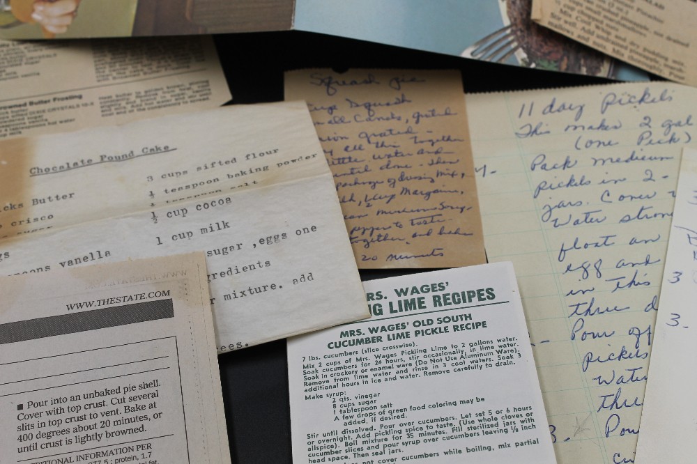 Vtg recipes collection packet