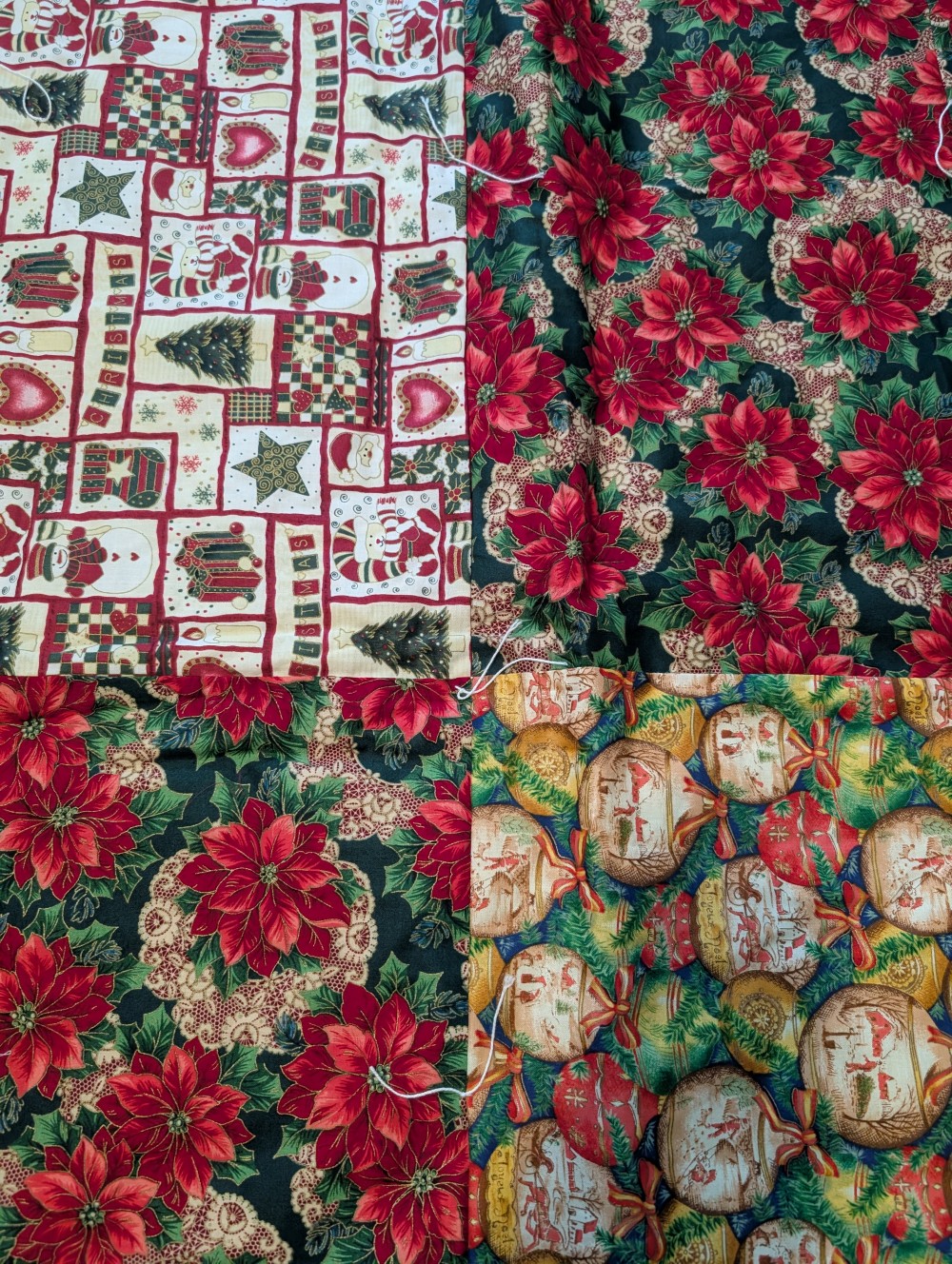 Handmade Christmas quilt app. 79