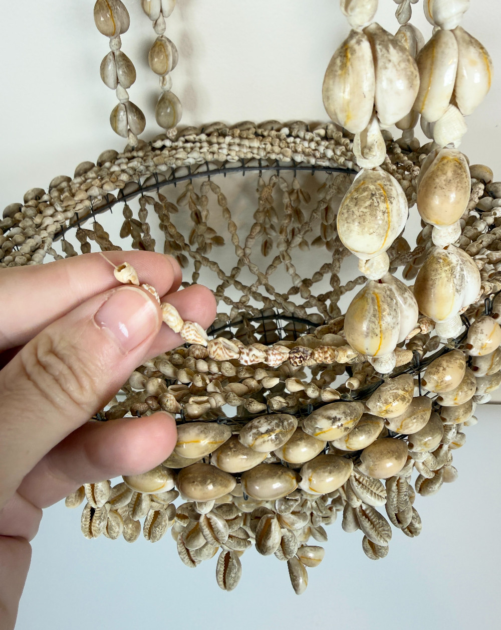 Seashell Hanging Planter