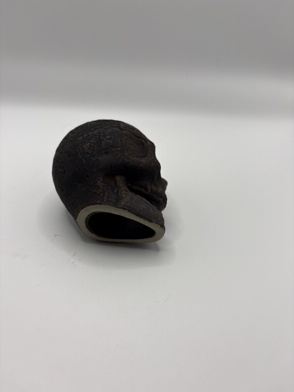 Ceramic Skull for Fireplace New 3 inch