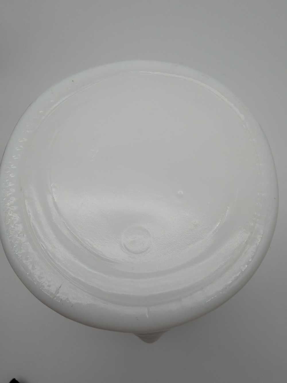 Vtg Milk Glass Lady Head Planter