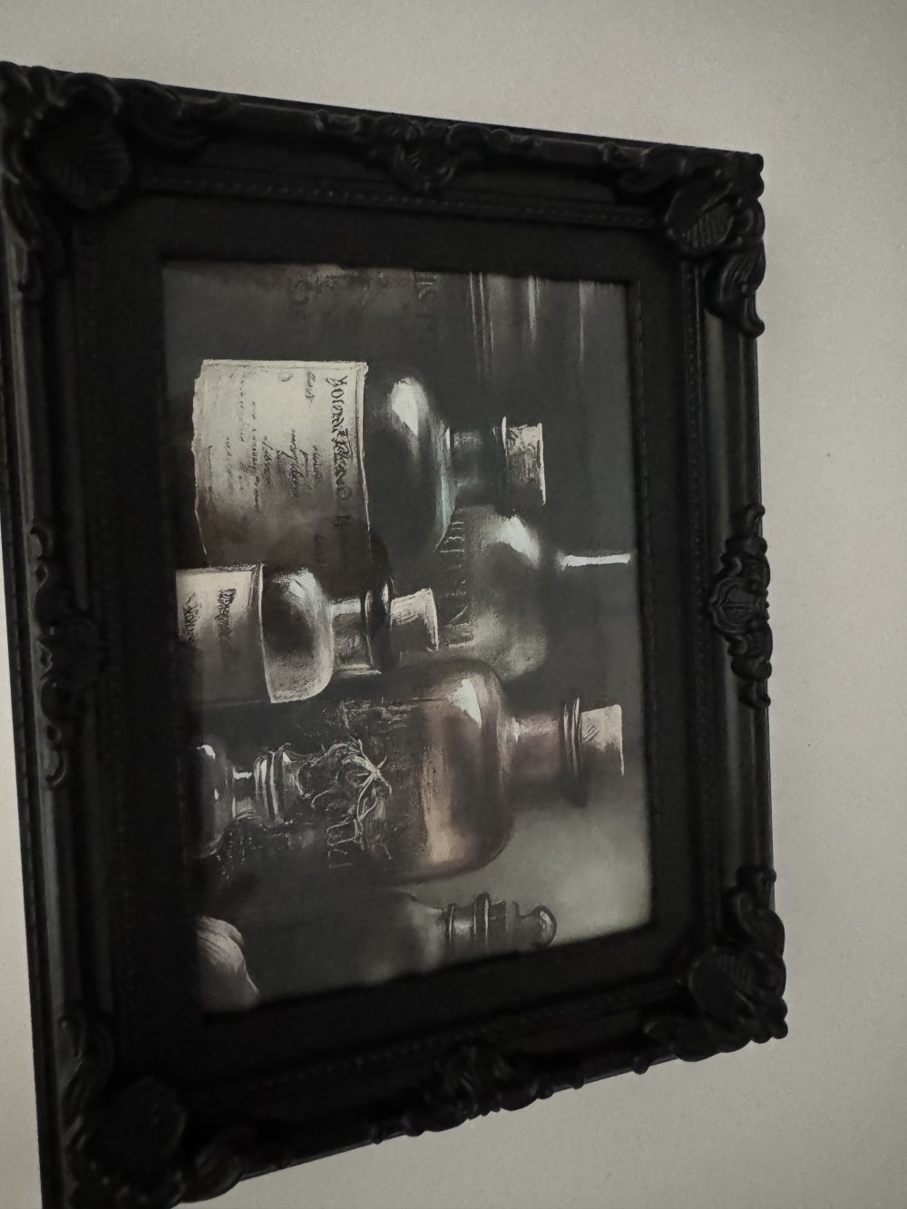 DARK ACADEMA ART  MEDICINE BOTTLES
