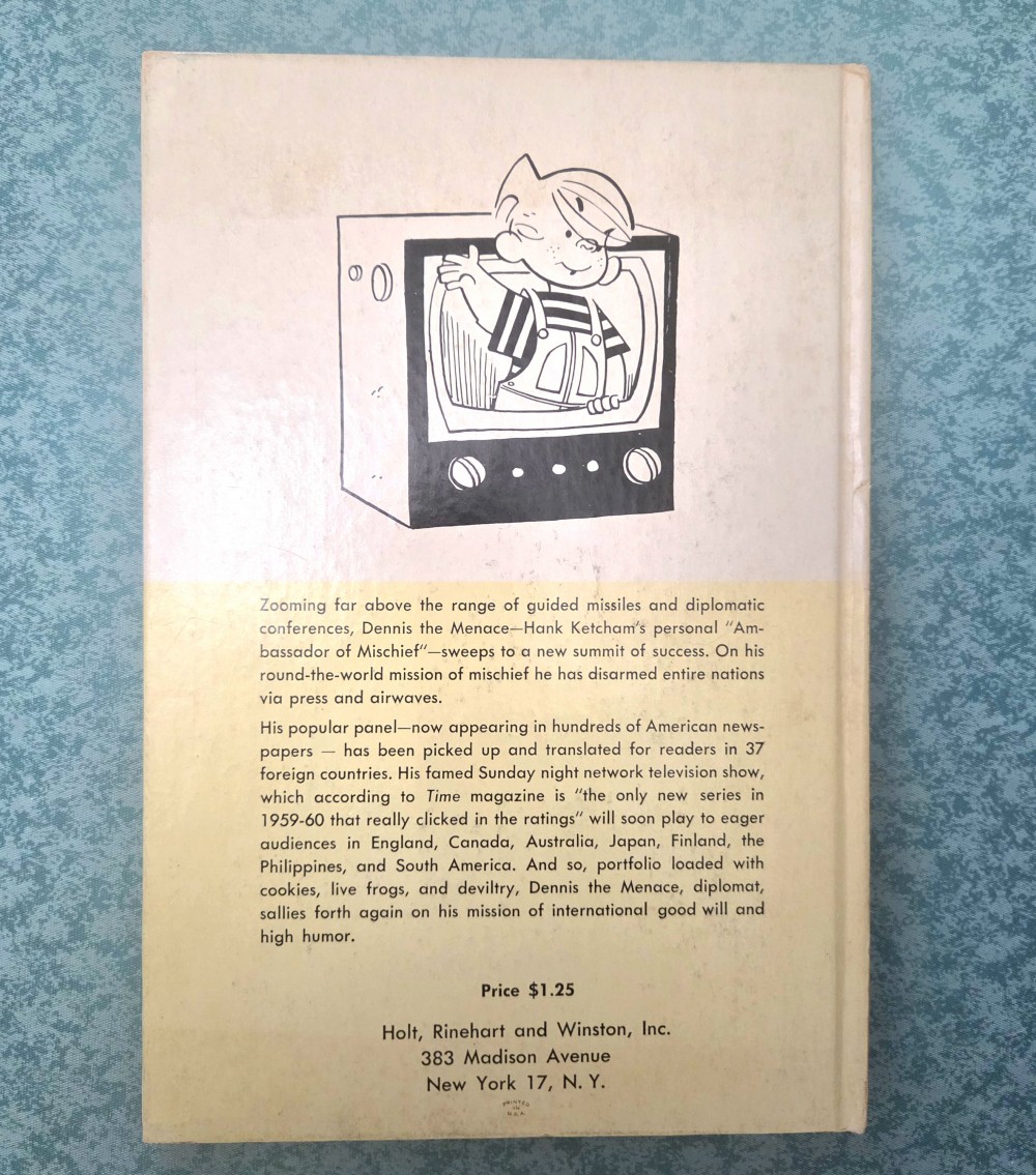 VTG 1960 First Edition Dennis the Menace Book