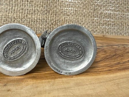 Four Avon Pewter Bears