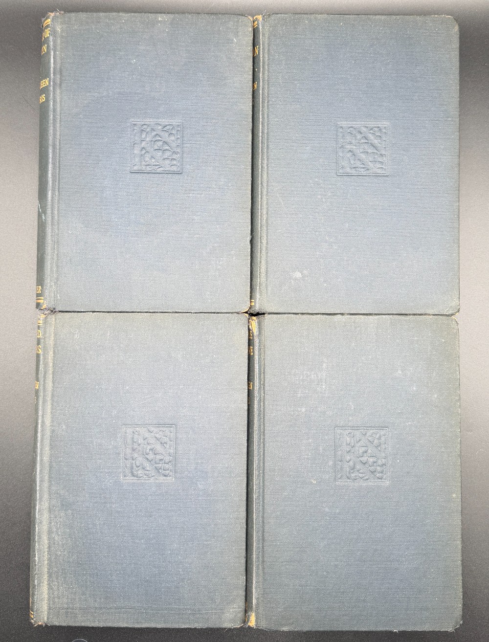 Vintage Kathleen Norris Book Set - Lot of 4 Decorative Blue Hardcovers - Collier Publishing, 1940s