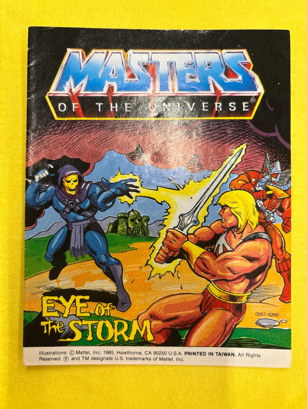 MOTU Masters of the Universe Mini Comic Eye of the Storm 1985