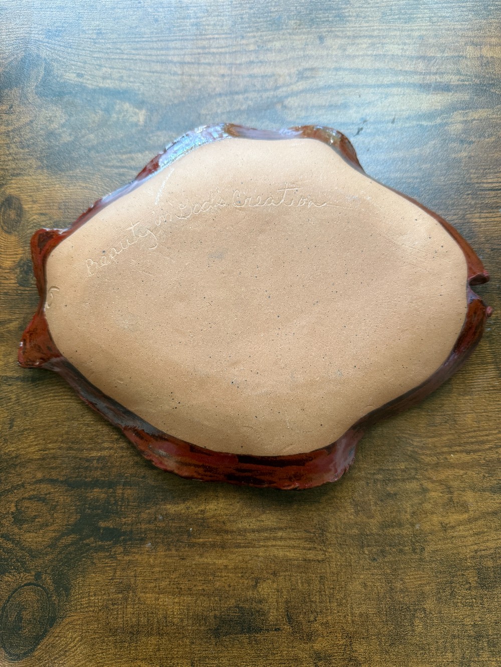 Pottery Fish Platter