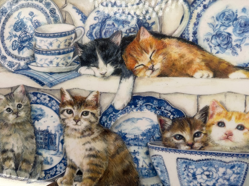 Cottagecore Kitty Melamine Tray