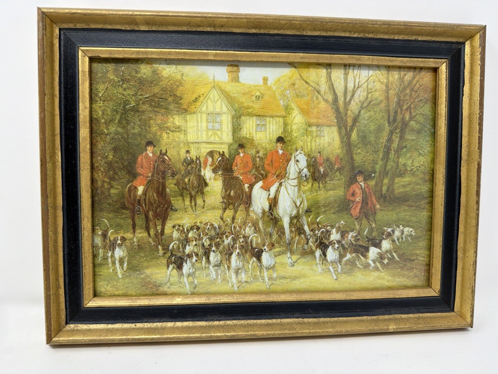 Vintage English Fox Hunt Print
