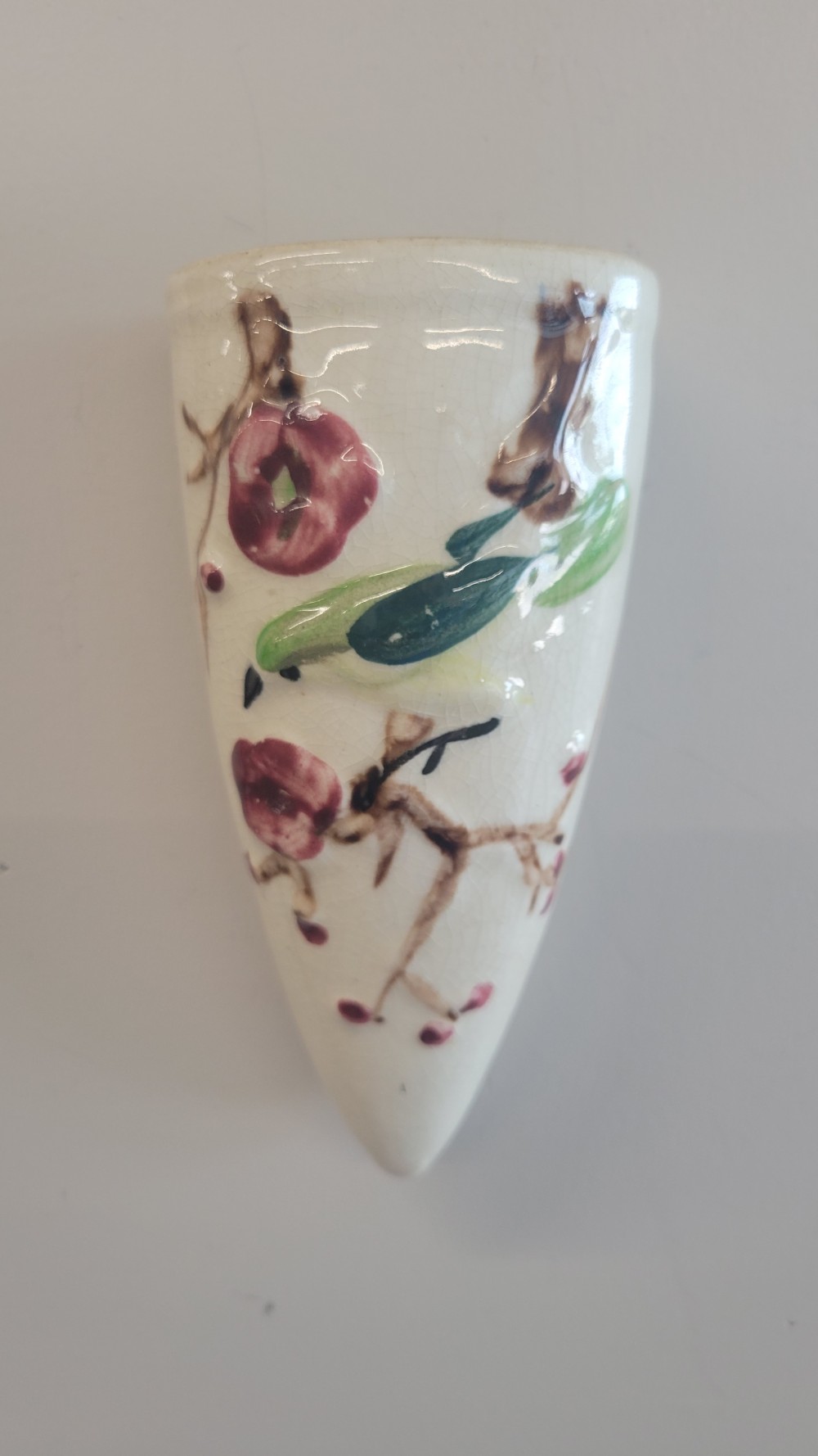 Vintage Porcelain Wall Pocket Vase